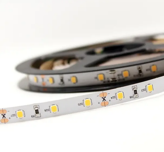 320021 LED стрічка 12В 2835-120 Series S 9,6Вт 950Лм Білий Денний 5500-6000К IP20 8мм